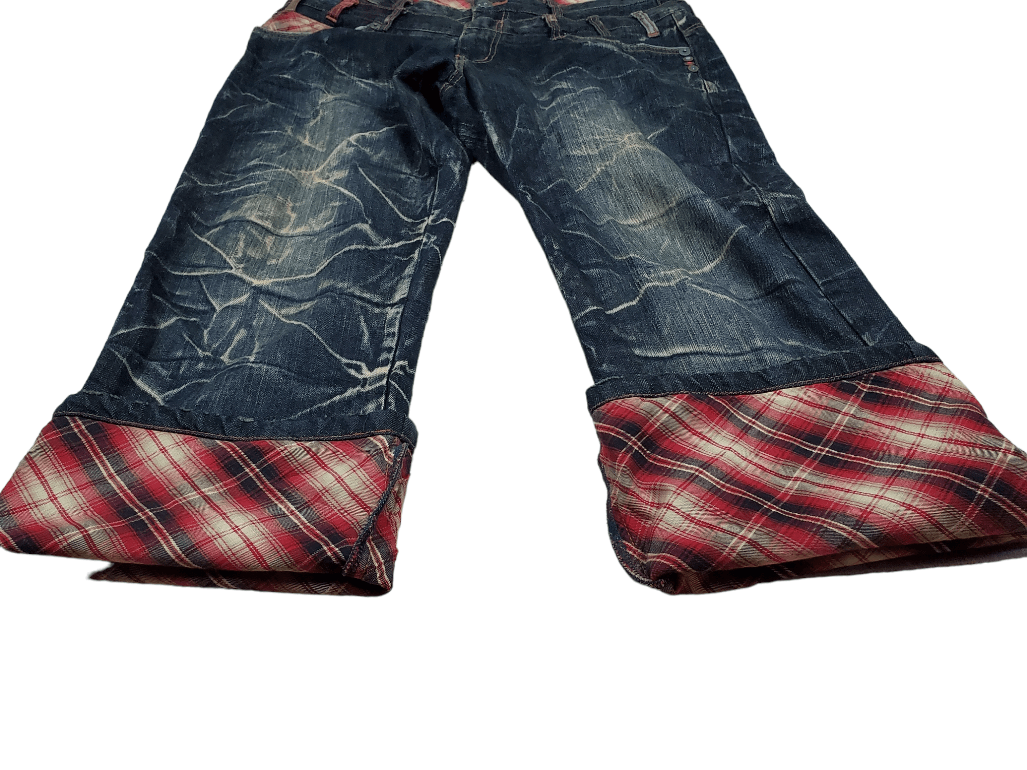 Japanese Brand 🔥Denim Double Waist Flared Japan Brand🔥 Size US 34 / EU 50 - 5 Thumbnail