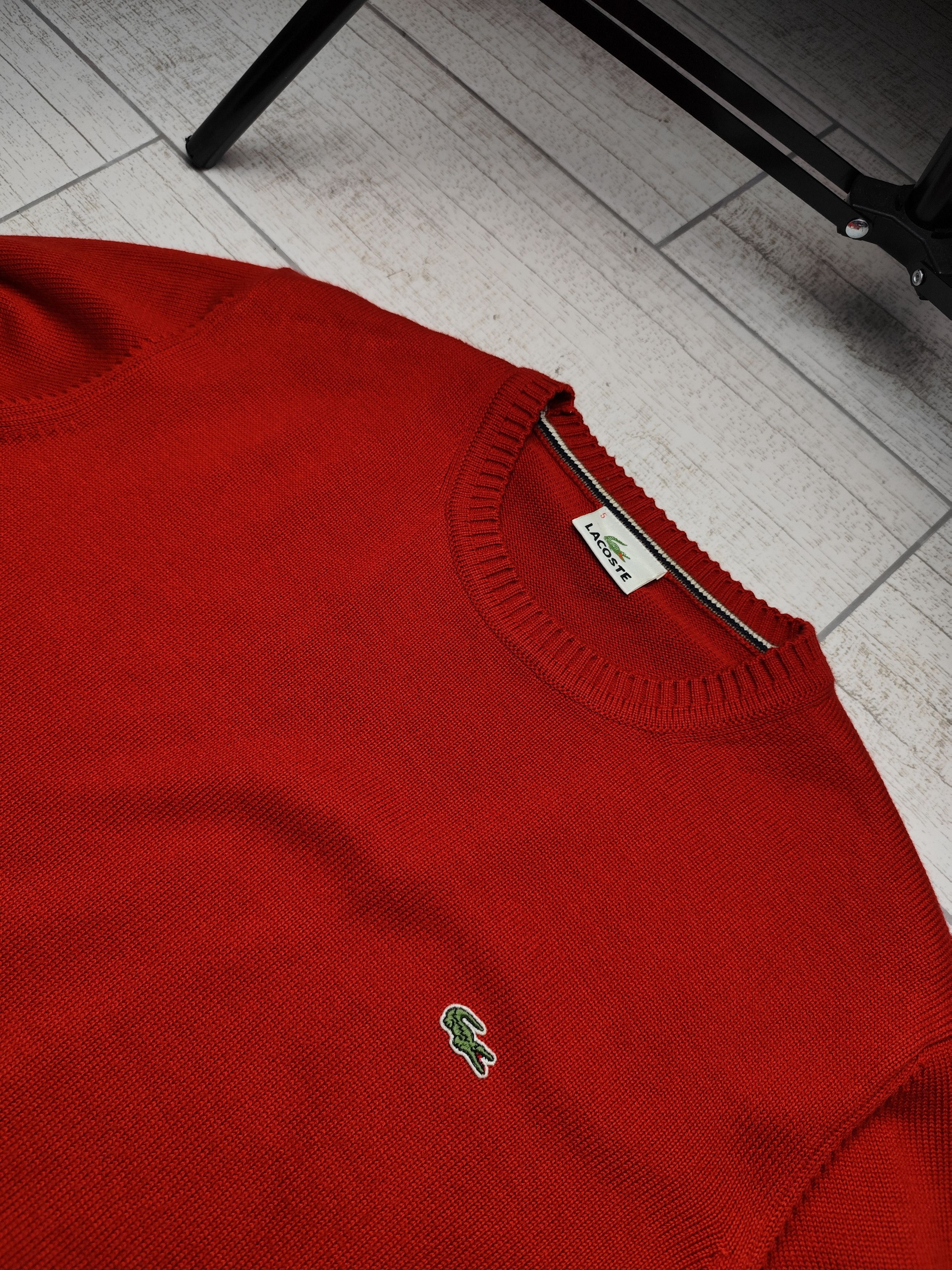 Lacoste × Vintage Vintage 90s Lacoste Small Logo Crewneck Knitted Sweater Y2K Size US M / EU 48-50 / 2 - 2 Thumbnail