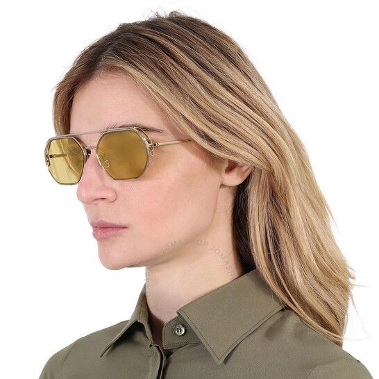 Fendi NEW Fendi FE40039U 10L Unisex Geometric Sunglasses Size ONE SIZE - 11 Thumbnail