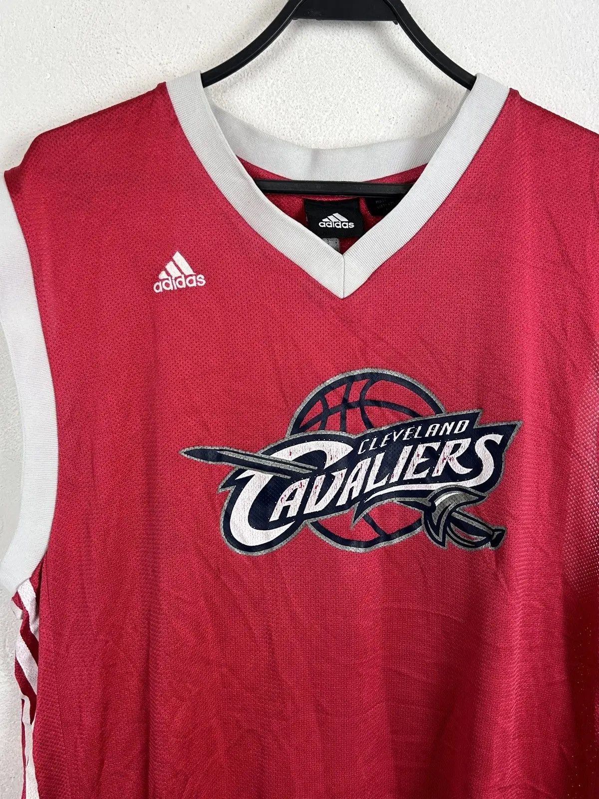 Adidas 00s Vintage Adidas x Cleveland Cavaliers #23 James Jersey Size US L / EU 52-54 / 3 - 2 Thumbnail