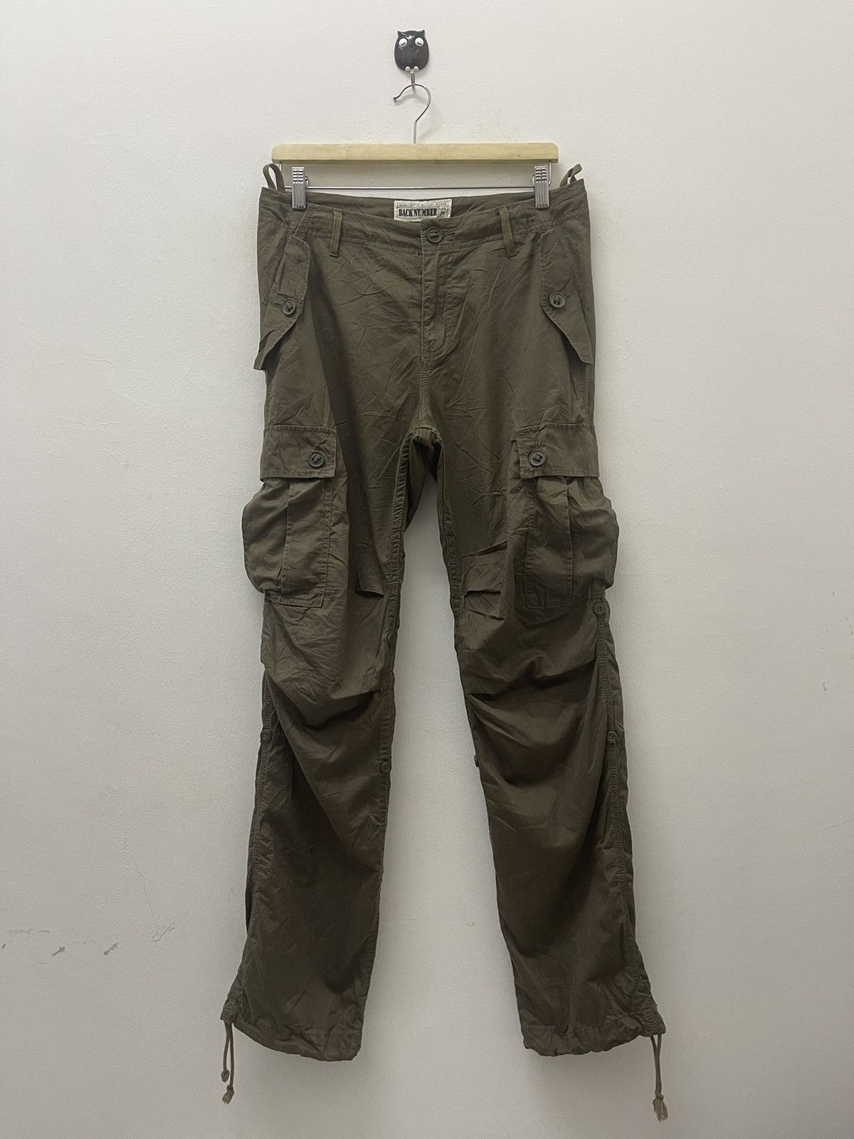 If Six Was Nine Rare BACK NUMBER Cargo Military 2 Ways Pant Size US 31 - 2 Thumbnail