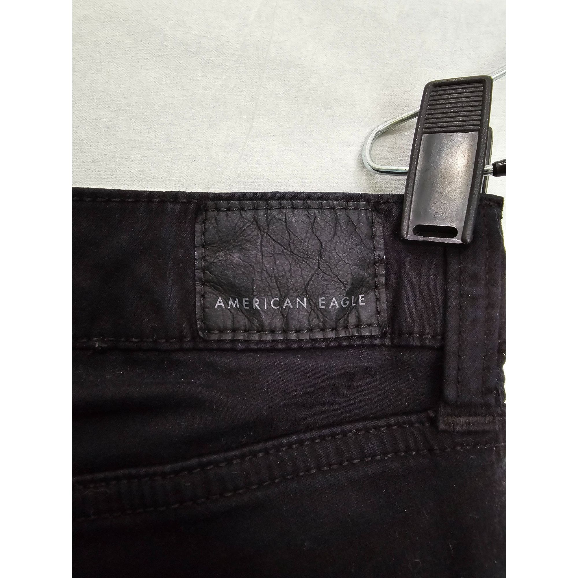 Other American Eagle Outfitters Women's Super Stretch Black Pants Size 28" / US 6 / IT 42 - 6 Thumbnail