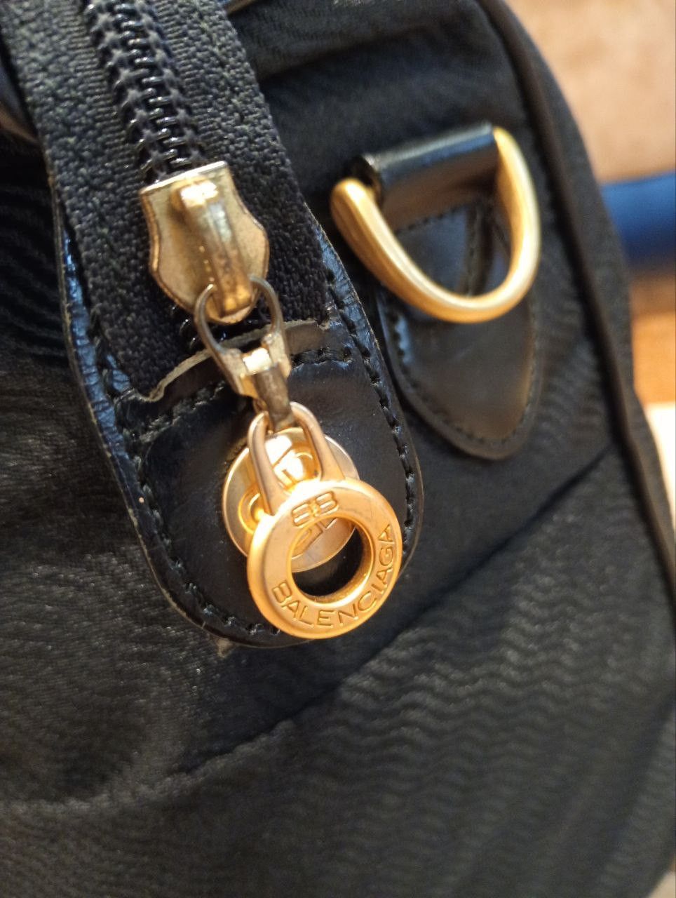Balenciaga VINTAGE BALENCIAGA BOSTON BAG - BLACK Size ONE SIZE - 7 Thumbnail