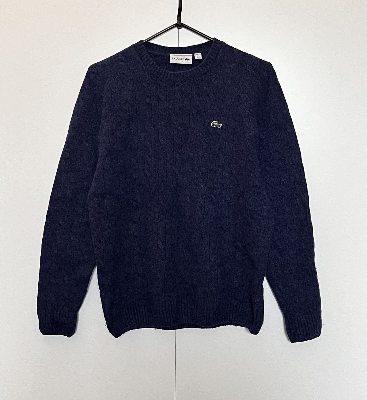 Lacoste × Vintage 🔥Vintage 00s Chemise Lacoste Wool Sweater Size US L / EU 52-54 / 3 - 1 Thumbnail