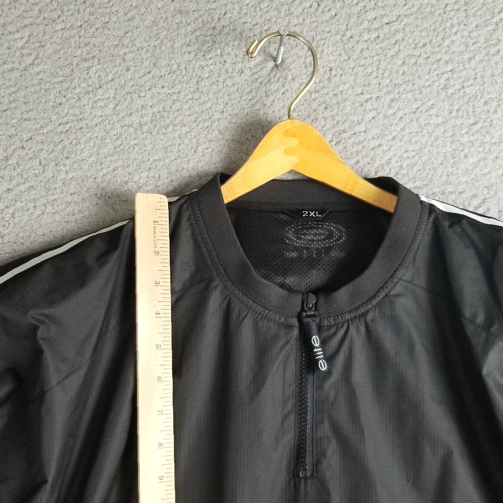 Vintage Elite Archery Jacket Men 2XL Black Lightweight Windbreaker Hunting Target Coat Size US XXL / EU 58 / 5 - 3 Thumbnail