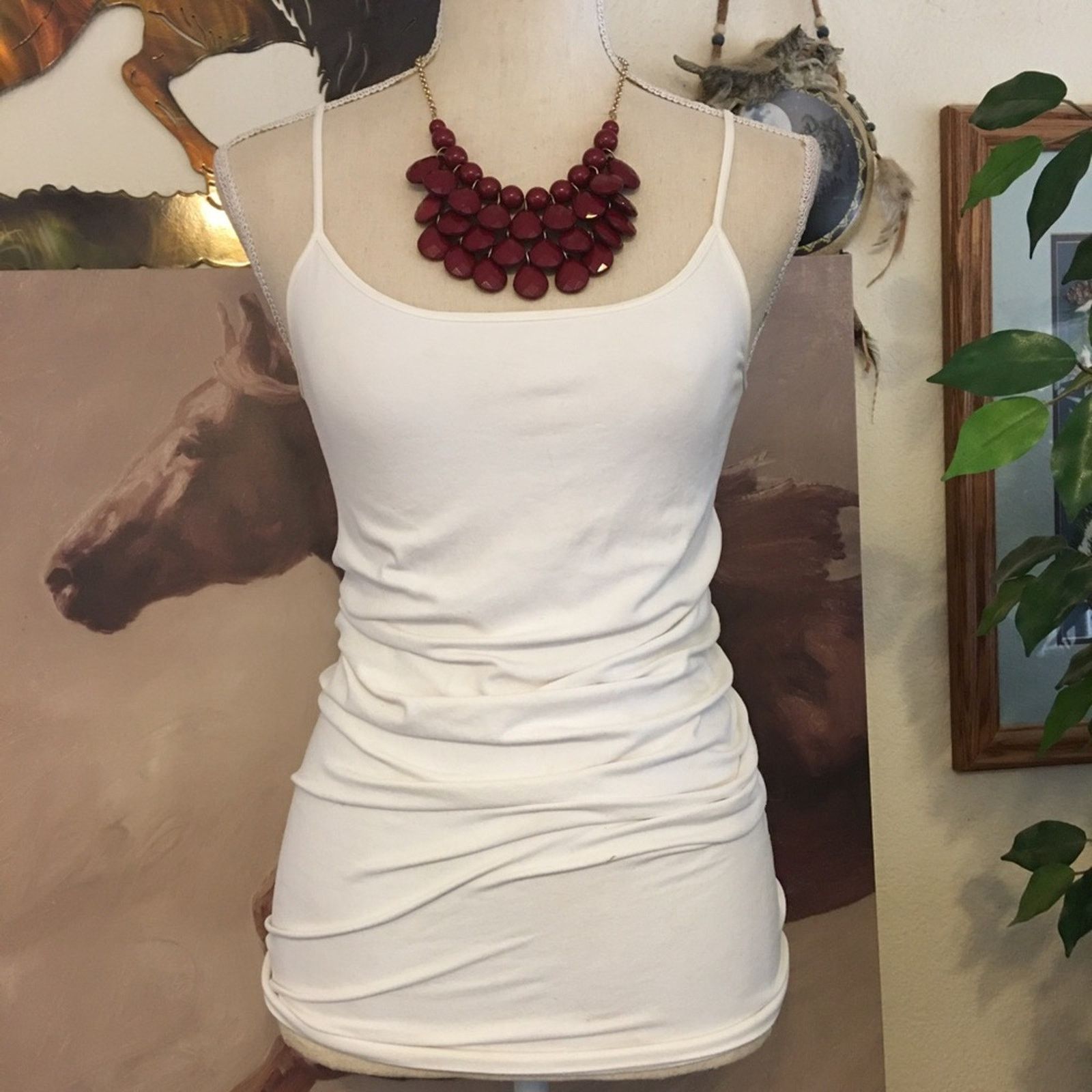Jewelry Burgundy multi layer beaded necklace Size ONE SIZE - 3 Thumbnail