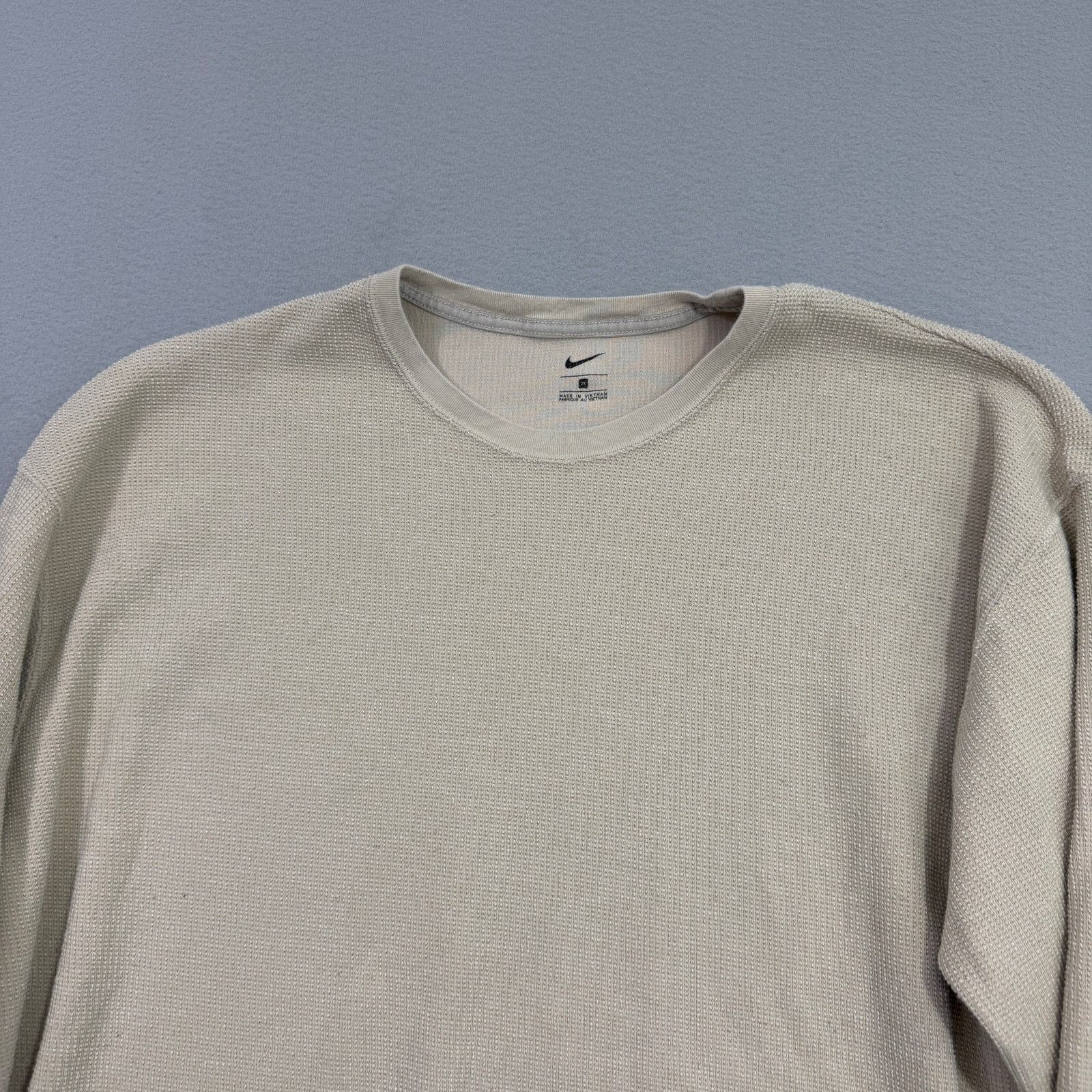 Nike Nike Thermal Boxy Fit Long Sleeve Shirt Women's 2XL Cream Size XXL / US 16-18 / IT 52-54 - 2 Thumbnail