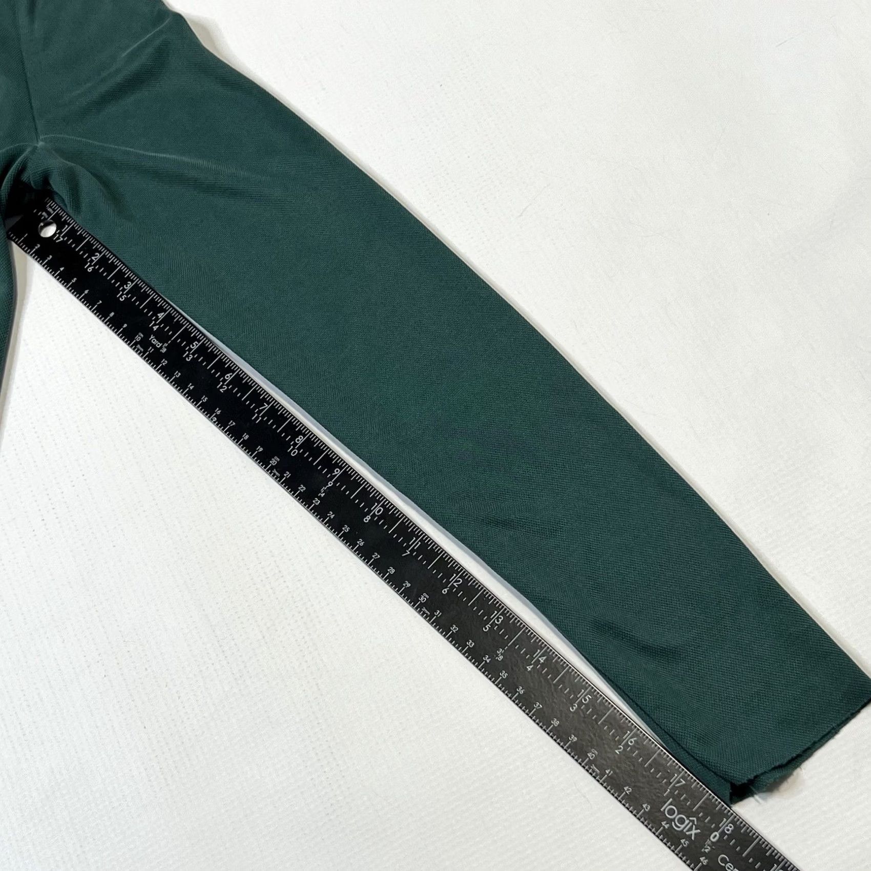 Vintage Trouve Dark Green Tunic S V-Neck Long Sleeve Slit High Low Blouse Women Regular Pattern Solid Vintage: No Size S / US 4 / IT 40 - 7 Thumbnail