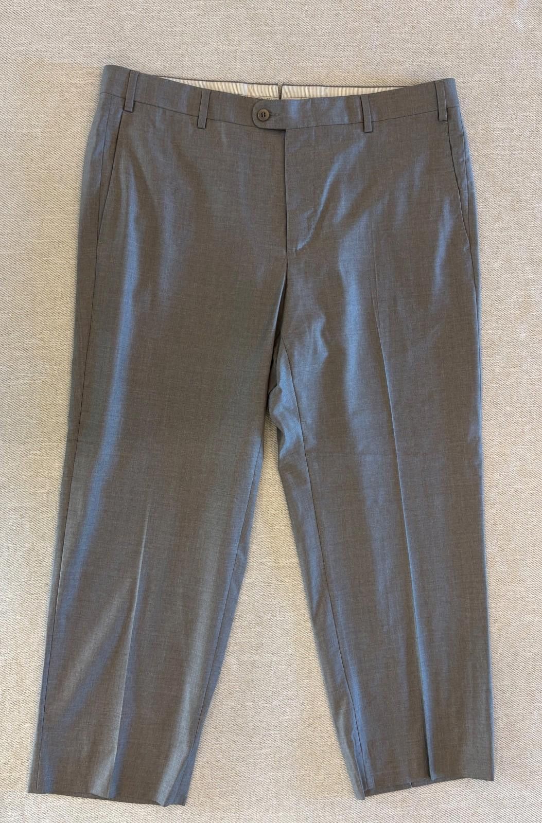 Zanella Zanella Platinum Trousers 36 Gray Loro Piana 150s Wool Italy Size US 36 / EU 52 - 2 Thumbnail