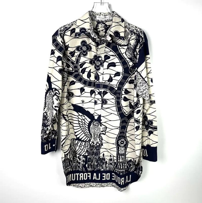 Dior Dior Black Cotton Women's Shirt Size S 0089 Size S / US 4 / IT 40 - 1 Thumbnail