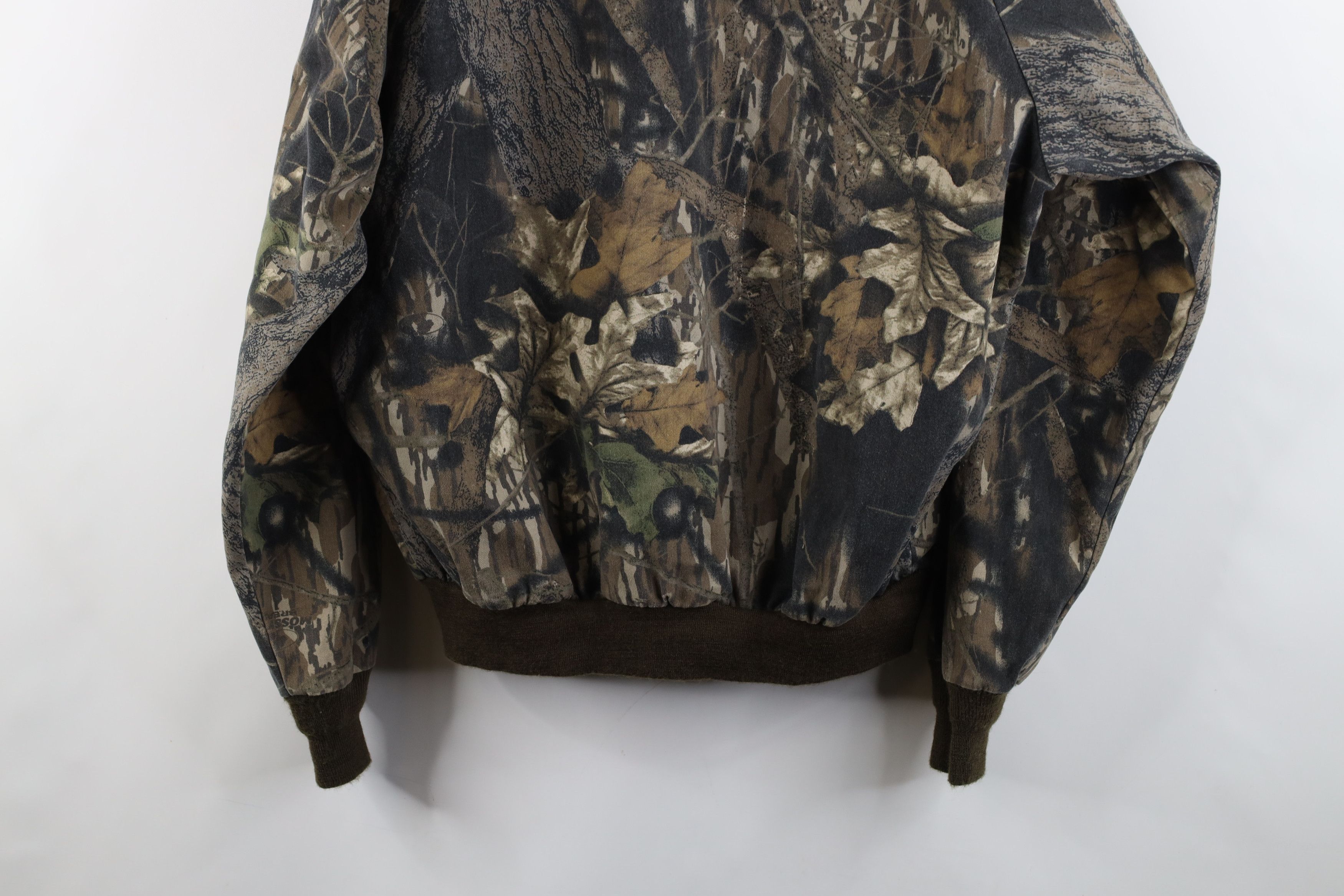 Mossy Oaks × Vintage Vintage 80s 90s Mossy Oak Camouflage Bomber Jacket USA Size US L / EU 52-54 / 3 - 11 Thumbnail