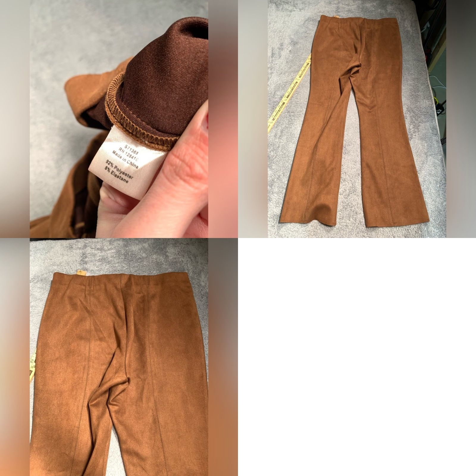 Vintage Ann Mashburn Brown Dress Pants L Regular Women Pants Brown L Ann Mashburn Dress Pants Women Large Brown Size 36" / US 14 / IT 50 - 8 Thumbnail