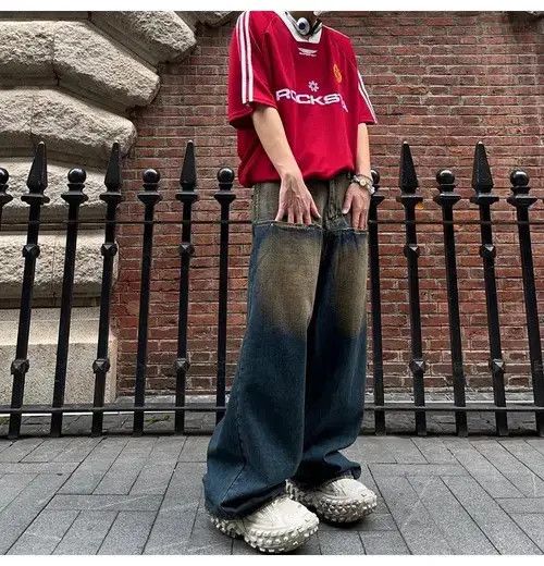 Jean Kasuga x Maria Wide Leg Jean Pant Size US 31 - 8 Thumbnail