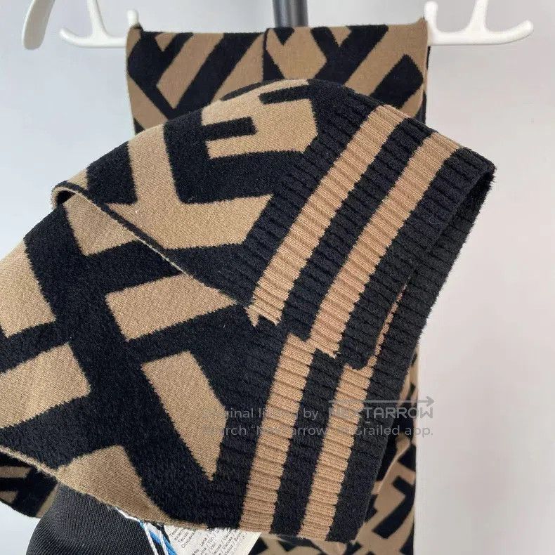 Fendi Fendi size 190*35cm Scarf with old flower pattern, 190*35 s Size ONE SIZE - 3 Thumbnail