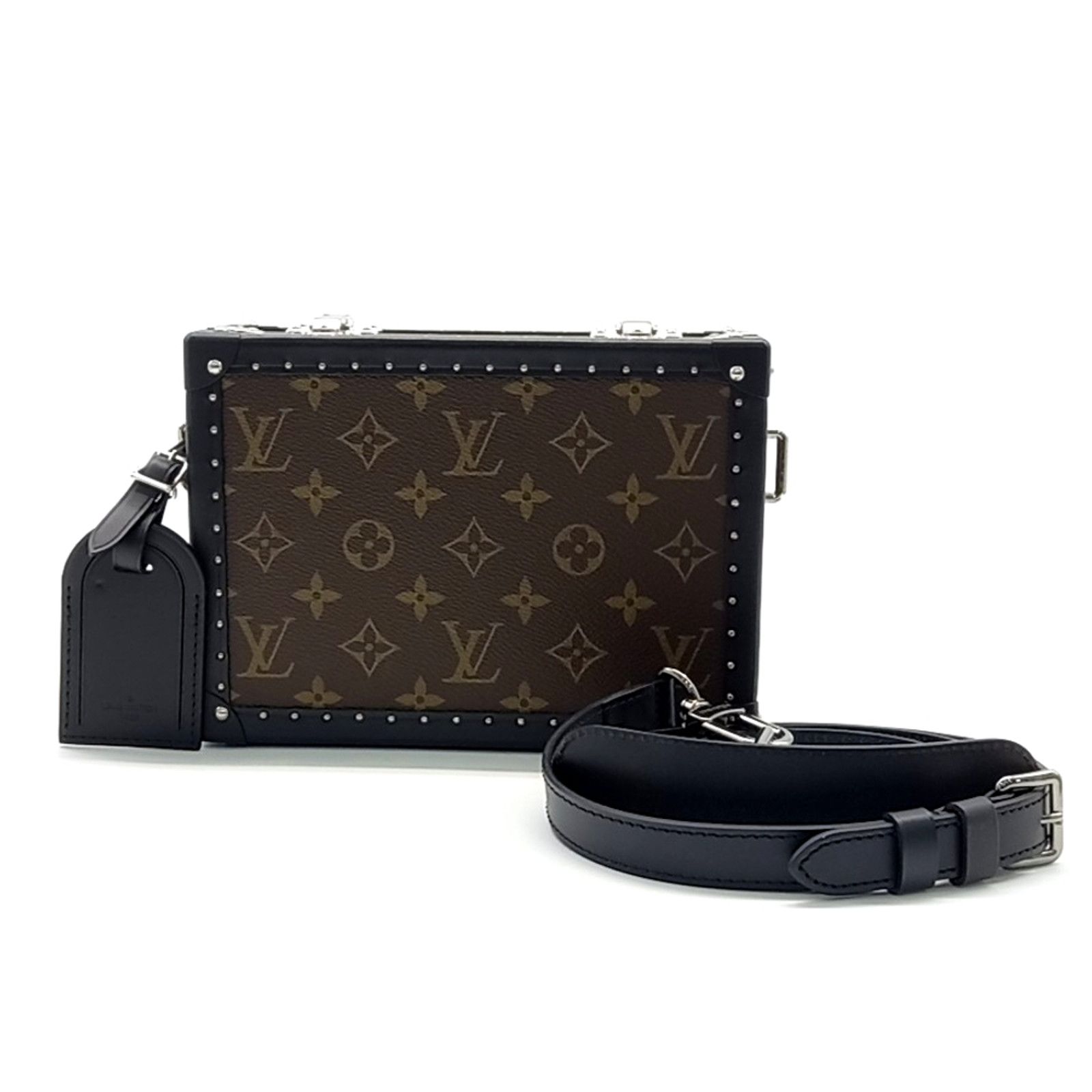 Louis Vuitton Macassar Clutch Box Bag M20252 (10073391), Men's