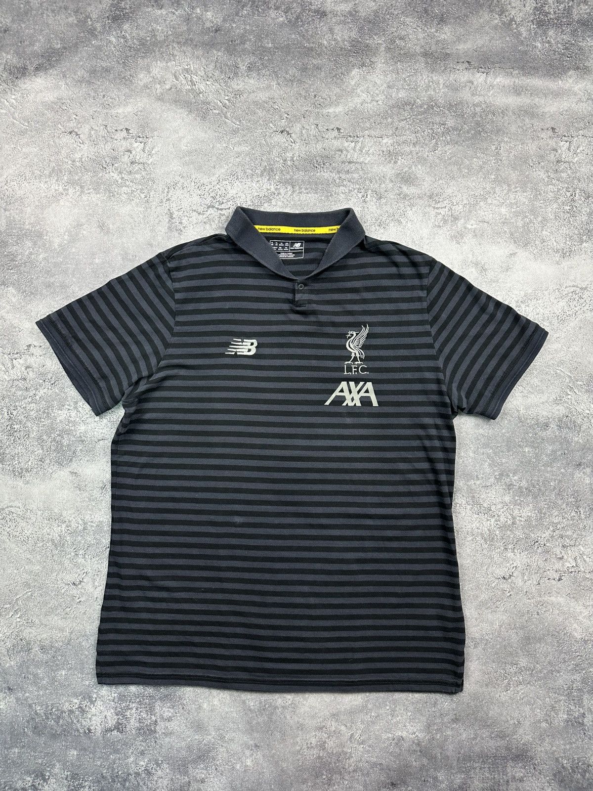 New Balance New Balance Liverpool 2019/20 Soccer Polo Striped T Shirt Size US XL / EU 56 / 4 - 2 Thumbnail