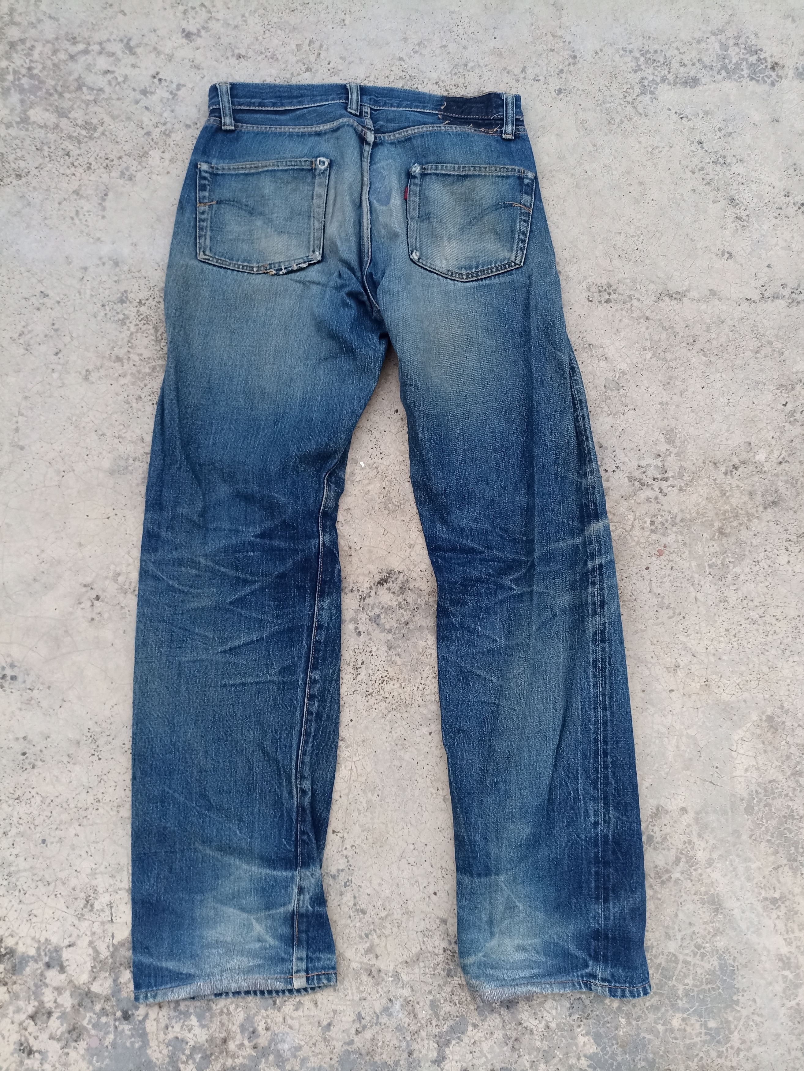 Denime Vintage Denime Jeans Distressed Mud washed Faded jeans Japan Size US 30 / EU 46 - 9 Thumbnail