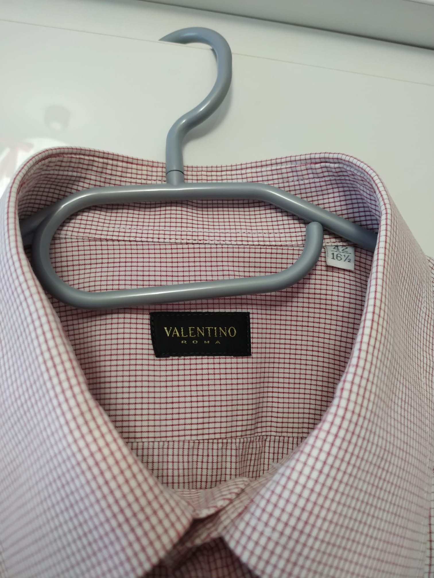 Valentino Valentino Roma checked formal shirt 16 1/2, 42cm Size US L / EU 52-54 / 3 - 3 Thumbnail