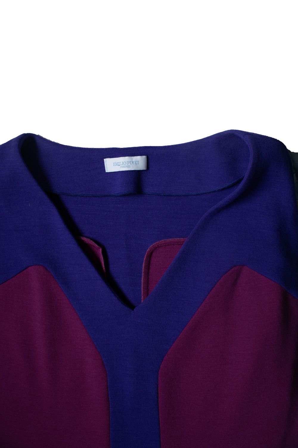 Emilio Pucci Emilio Pucci, color blocking dress in purple Size L / US 10 / IT 46 - 9 Thumbnail