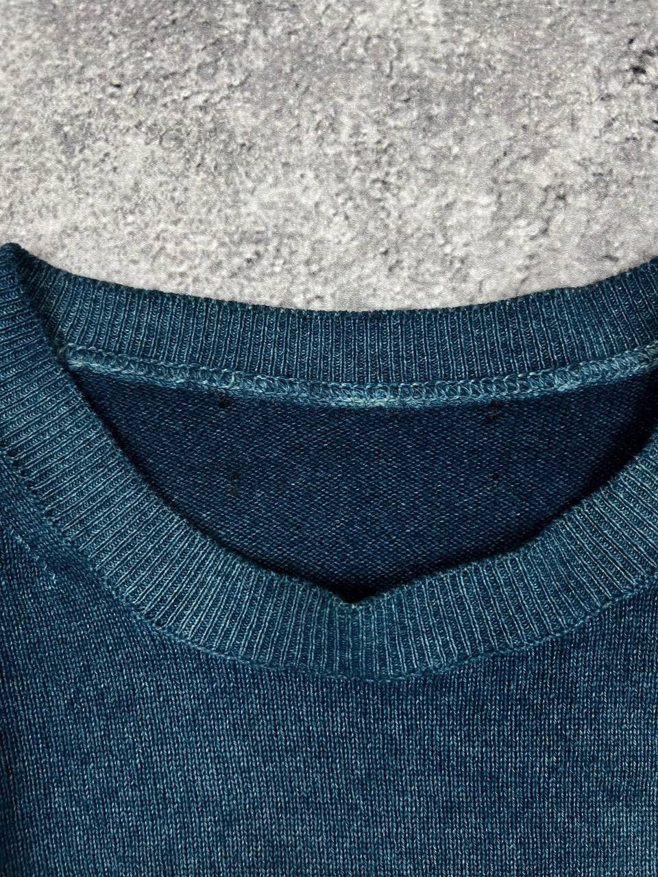 Vintage Vintage Men Cashmere Knit Sweater Crew Neck Teal Navy Size L Size US L / EU 52-54 / 3 - 4 Thumbnail