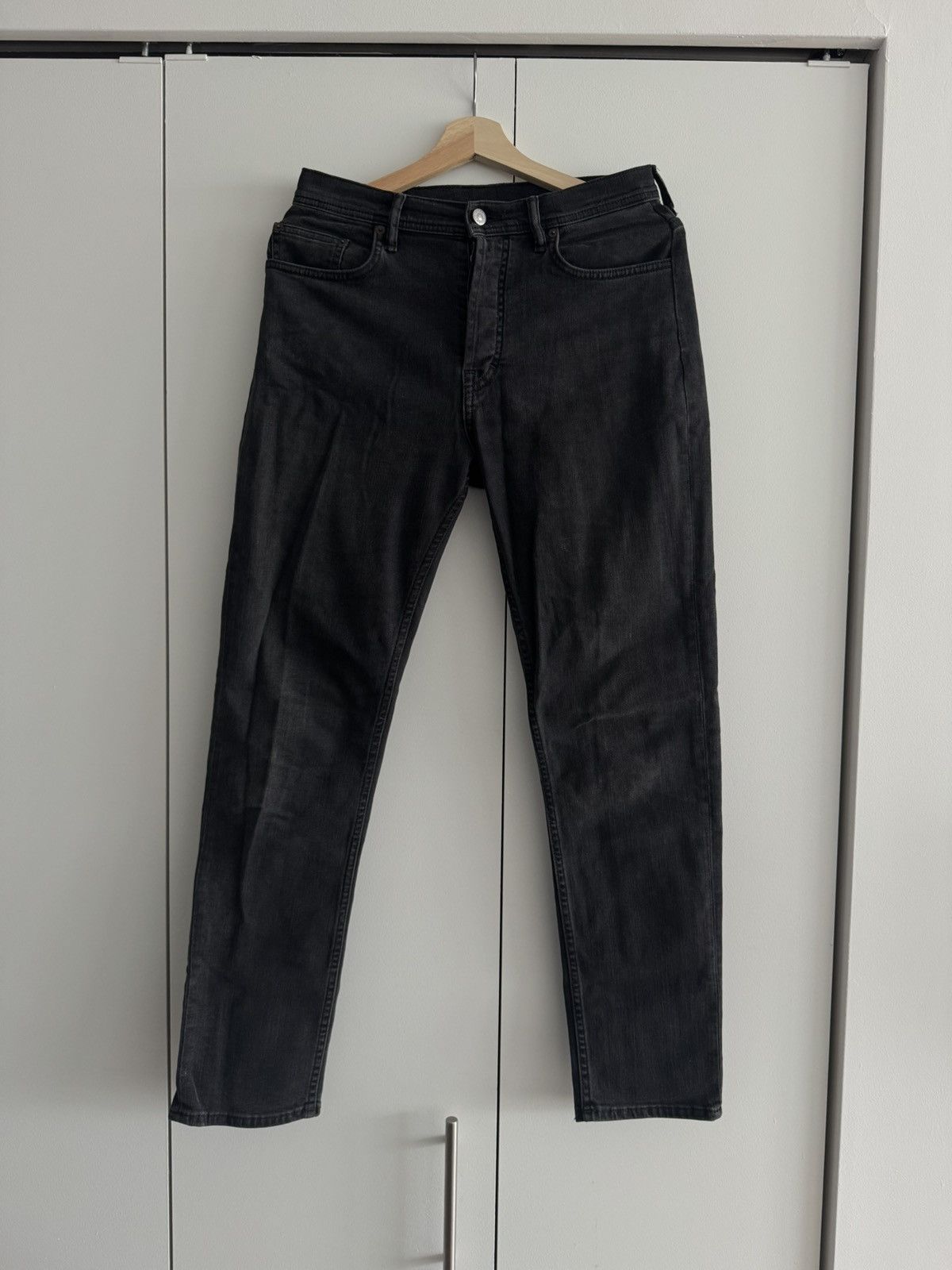Acne Studios River Jeans Faded Black Size US 31 - 1 Thumbnail