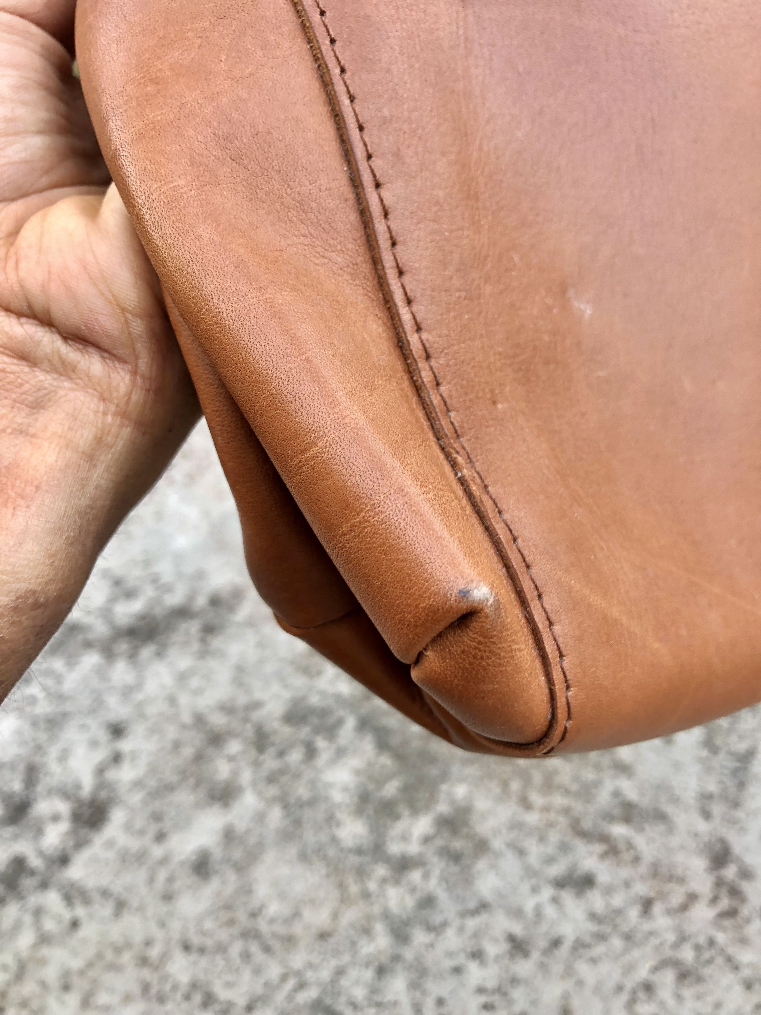 Genuine Leather HANDMADE LEATHER SLING TOTEBAG Size ONE SIZE - 7 Thumbnail