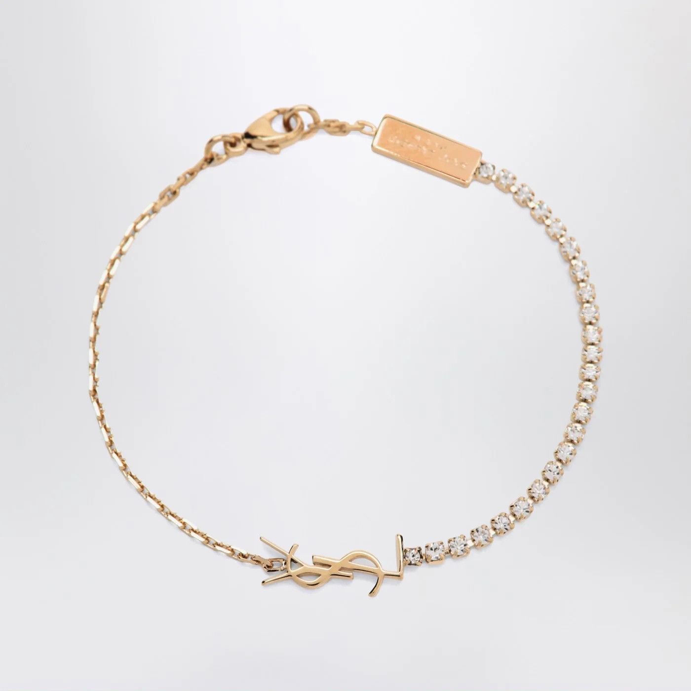 Saint Laurent Paris o1d2blof0526 Size: M / Cassandre Charm Bracelet in Gold Size ONE SIZE - 1 Thumbnail