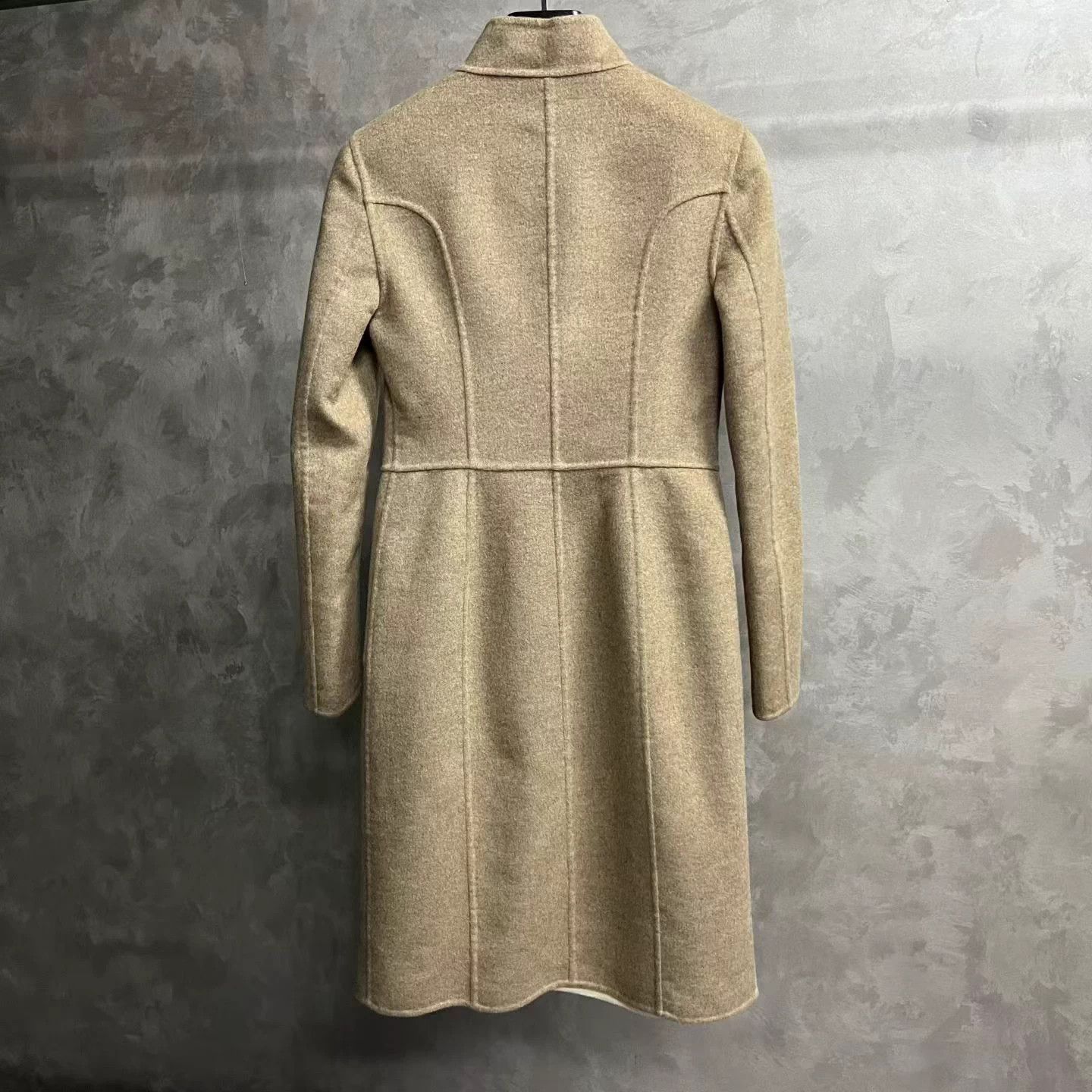 Fendi Fendi Stand Collar Fitted Waist Long Wool Coat 40 Size M / US 6-8 / IT 42-44 - 2 Thumbnail