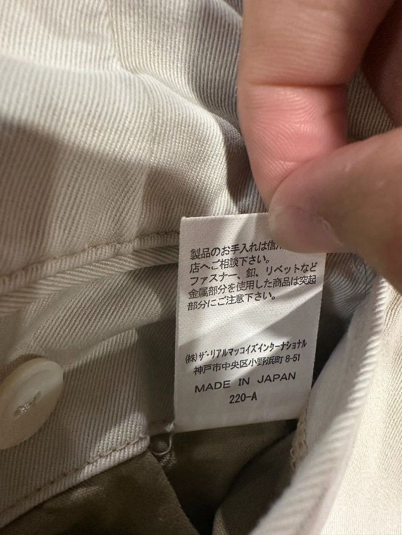 The Real McCoy's The Real McCoys Made in Japan 100% Cotton Straight-Leg Pan Size US 32 / EU 48 - 4 Thumbnail