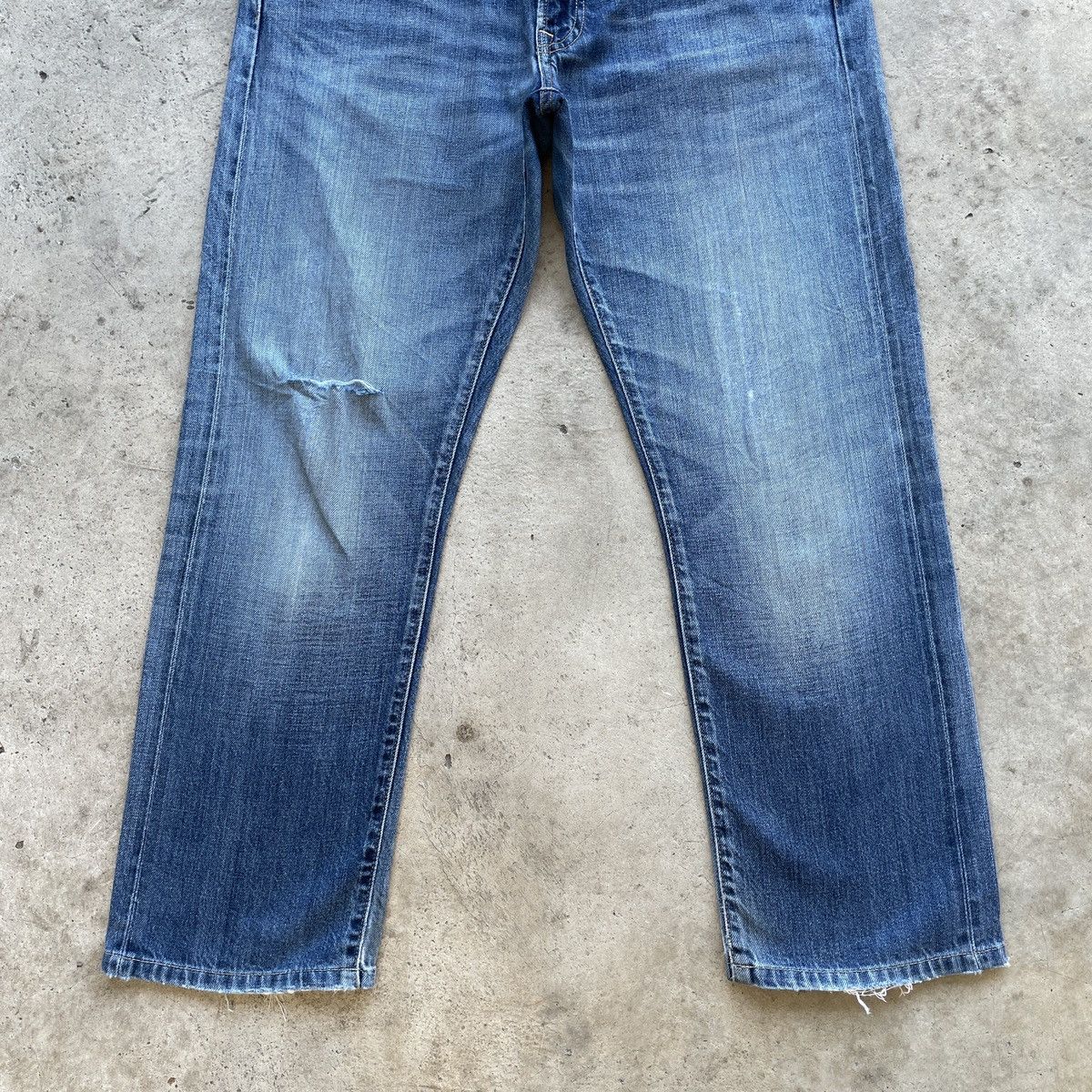Japanese Brand W33💥 Vintage Japanese Faded Jeans Denim Pants Selvedge Size US 33 - 4 Thumbnail