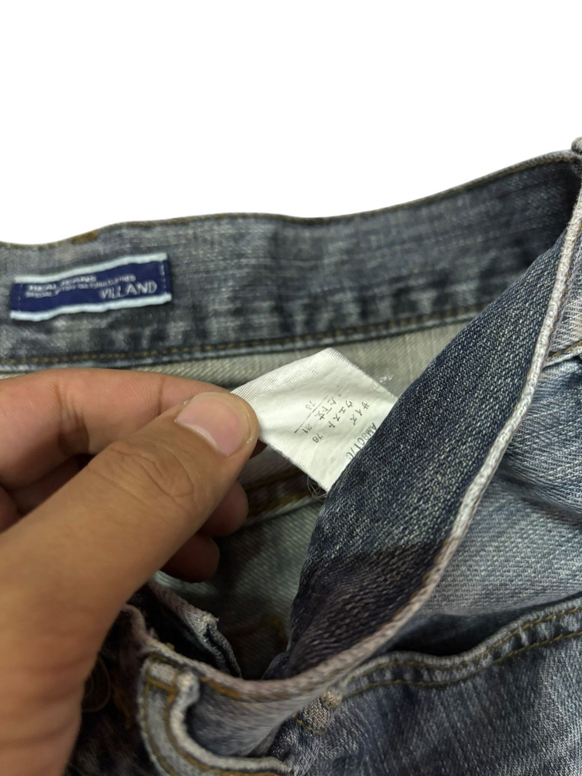 Japanese Brand Vtg Authentic Villand Japan Faded Distressed Jeans Size US 28 / EU 44 - 8 Thumbnail