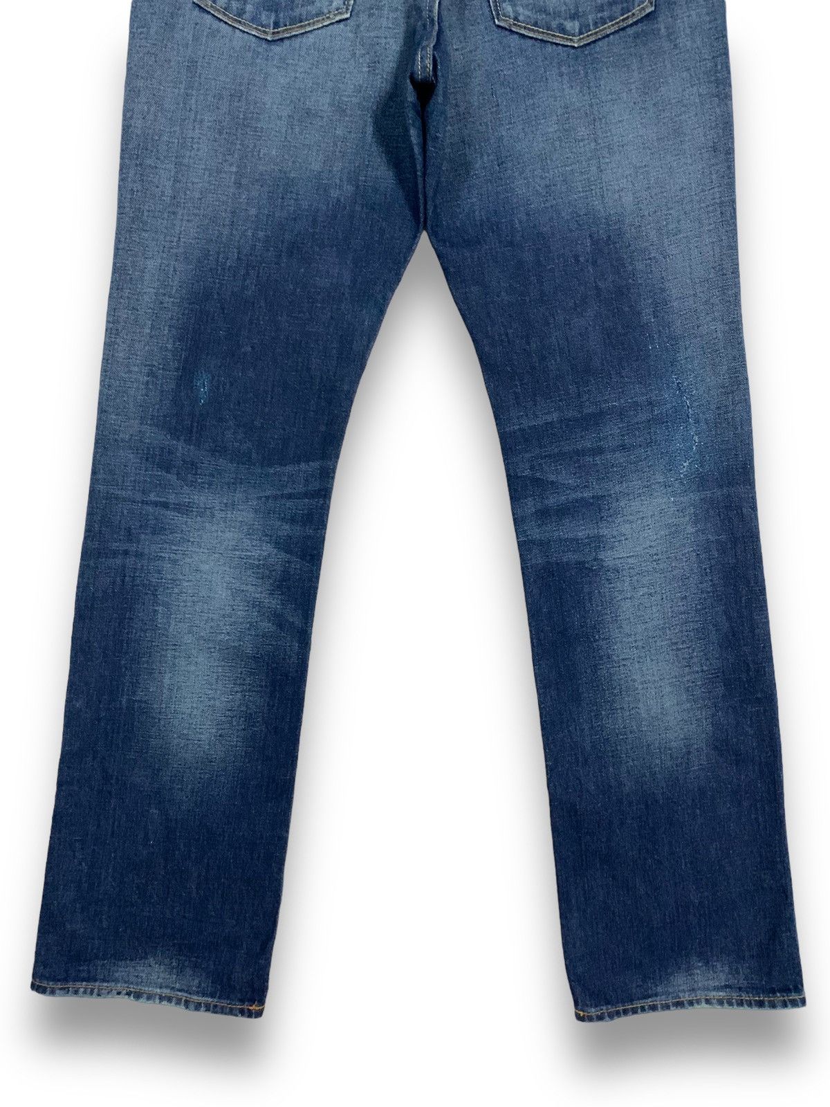 Tommy Hilfiger Tommy Hilfiger Blue Wash Straight Leg Distressed Jeans Size US 32 / EU 48 - 17 Thumbnail