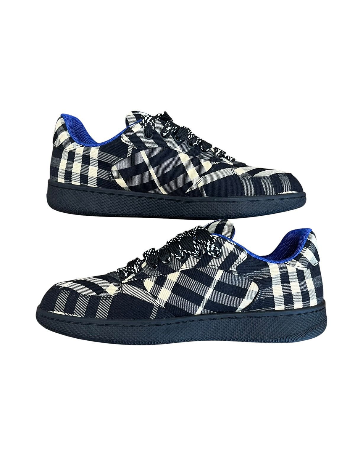 Burberry Burberry Terrace Check Canvas Sneakers Size US 10 / EU 43 - 3 Thumbnail