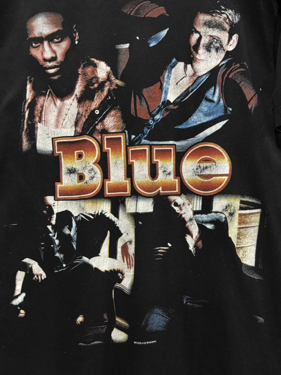 Band Tees Vintage Blue Band Faded Rap Tee Size US L / EU 52-54 / 3 - 2 Thumbnail