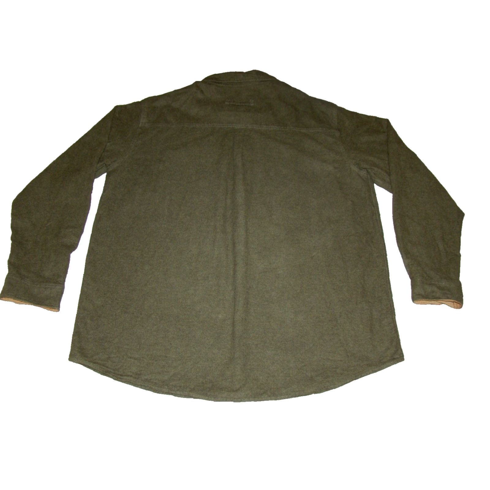 Vintage Legendary Whitetails Shirt Mens 3XT Flannel Chamois Long Sleeve Button-Up Pocket Green 3XT Big & Tall Size US XXL / EU 58 / 5 - 7 Thumbnail