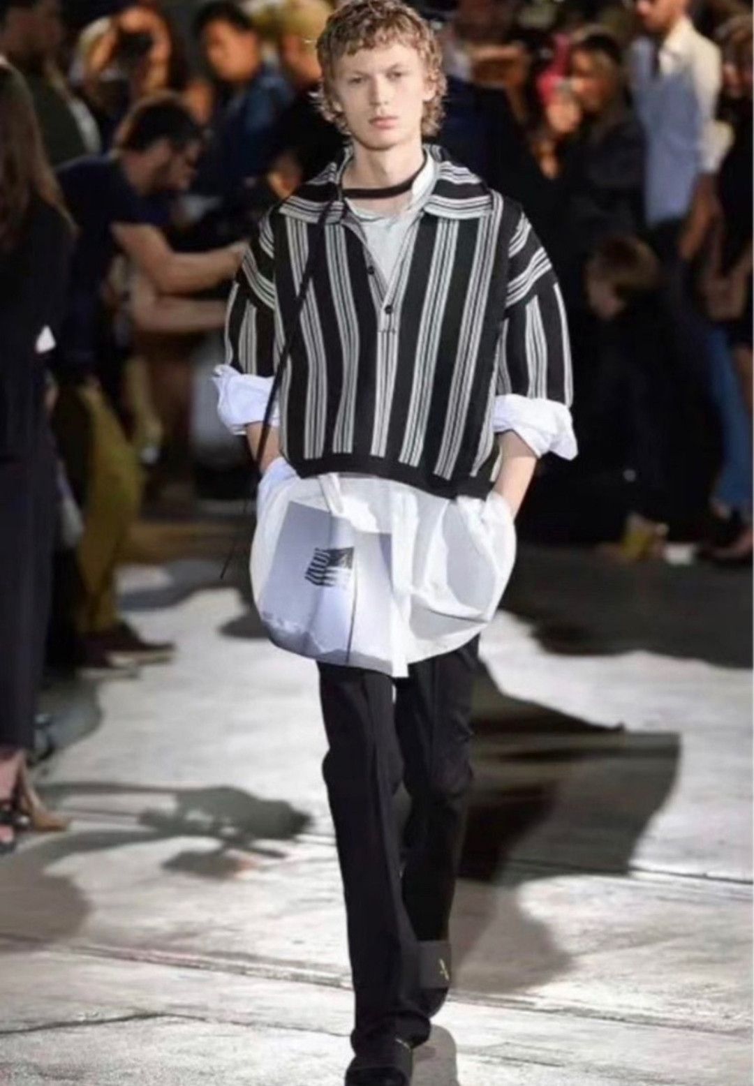 Raf Simons Raf Simons Striped Short Sleeve Shirt-2505 Size US M / EU 48-50 / 2 - 6 Thumbnail