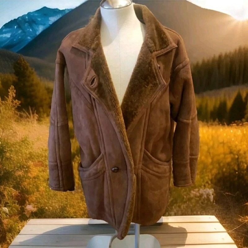 Other vintage shearling coat from Patmos Size US L / EU 52-54 / 3 - 1 Thumbnail