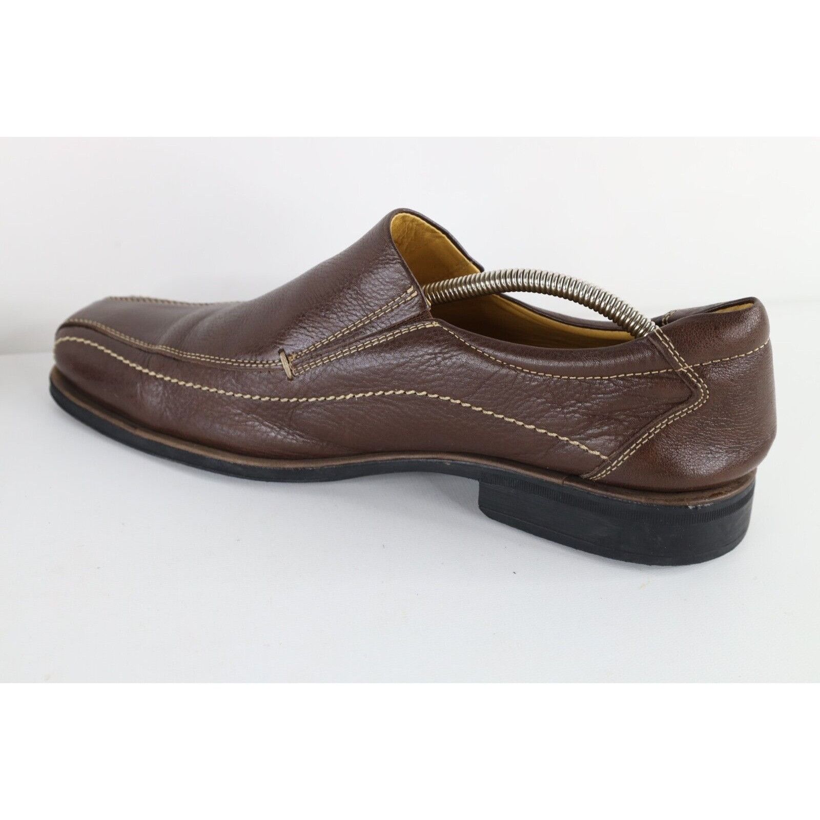 Sandro Moscoloni Sandro Moscolini Distressed Brazil Leather Slip On Loafers Size US 11.5 / EU 44-45 - 6 Thumbnail