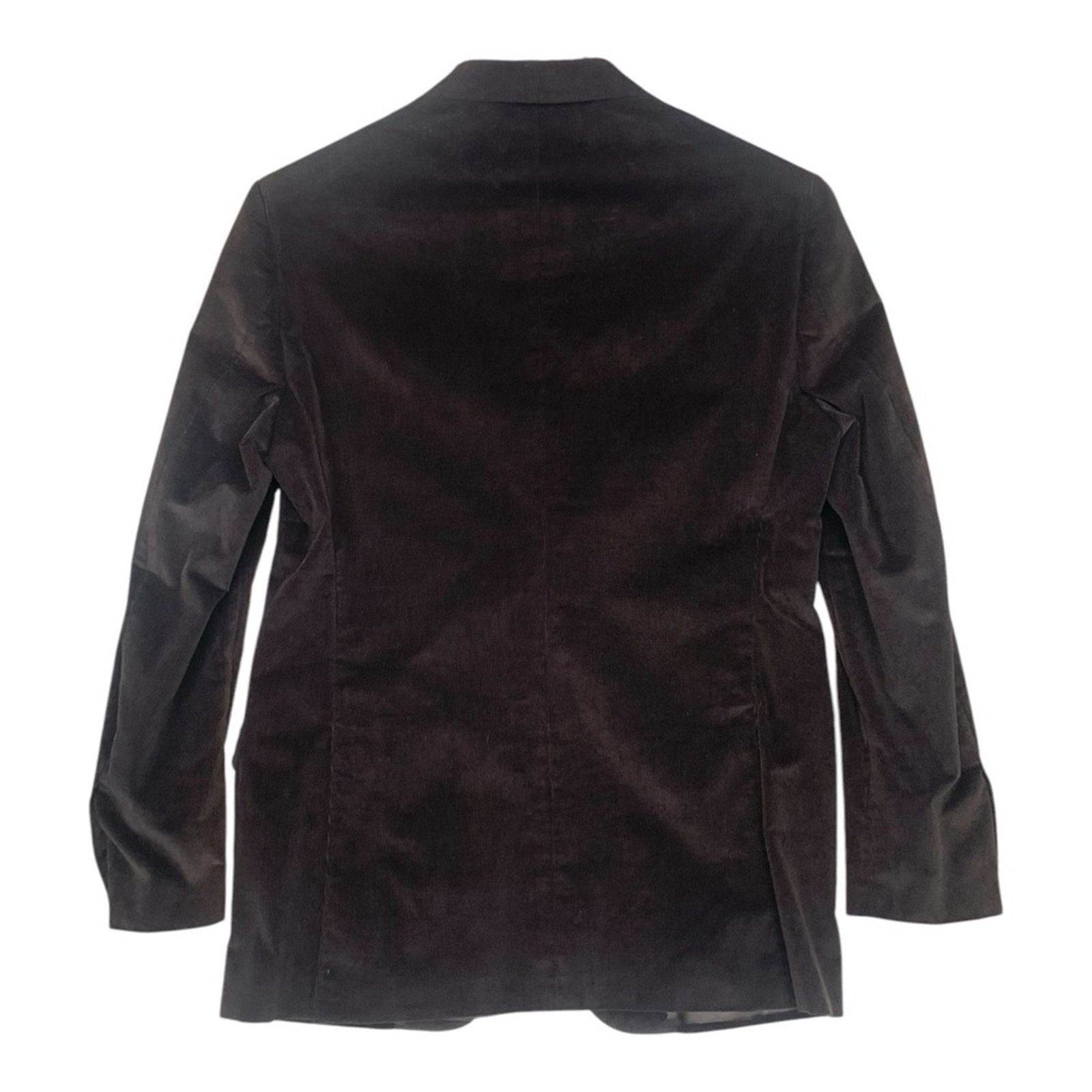 Thom Sweeney Thom Sweeney Wool Corduroy Deep Brown Suit Jacket size 50/ M Size 50R - 5 Thumbnail