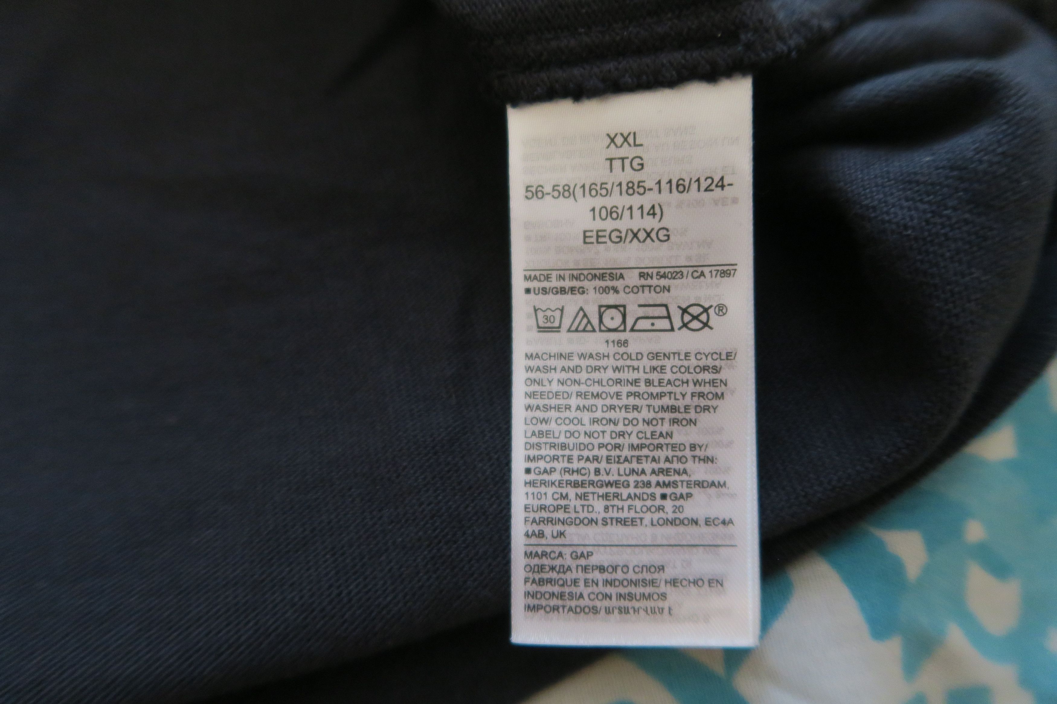 Gap Gap Heavyweight Relaxed Pocket Tee Moonless Night 2XL Size US XXL / EU 58 / 5 - 5 Thumbnail