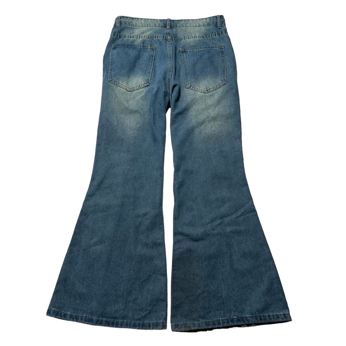 Vintage Studded flared denim Size US 34 / EU 50 - 4 Thumbnail