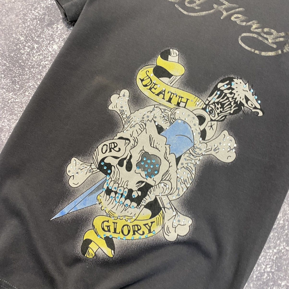 Ed Hardy Designer Ed Hardy by Christian Audigier Big Graphic logo tee Size M / US 6-8 / IT 42-44 - 6 Thumbnail