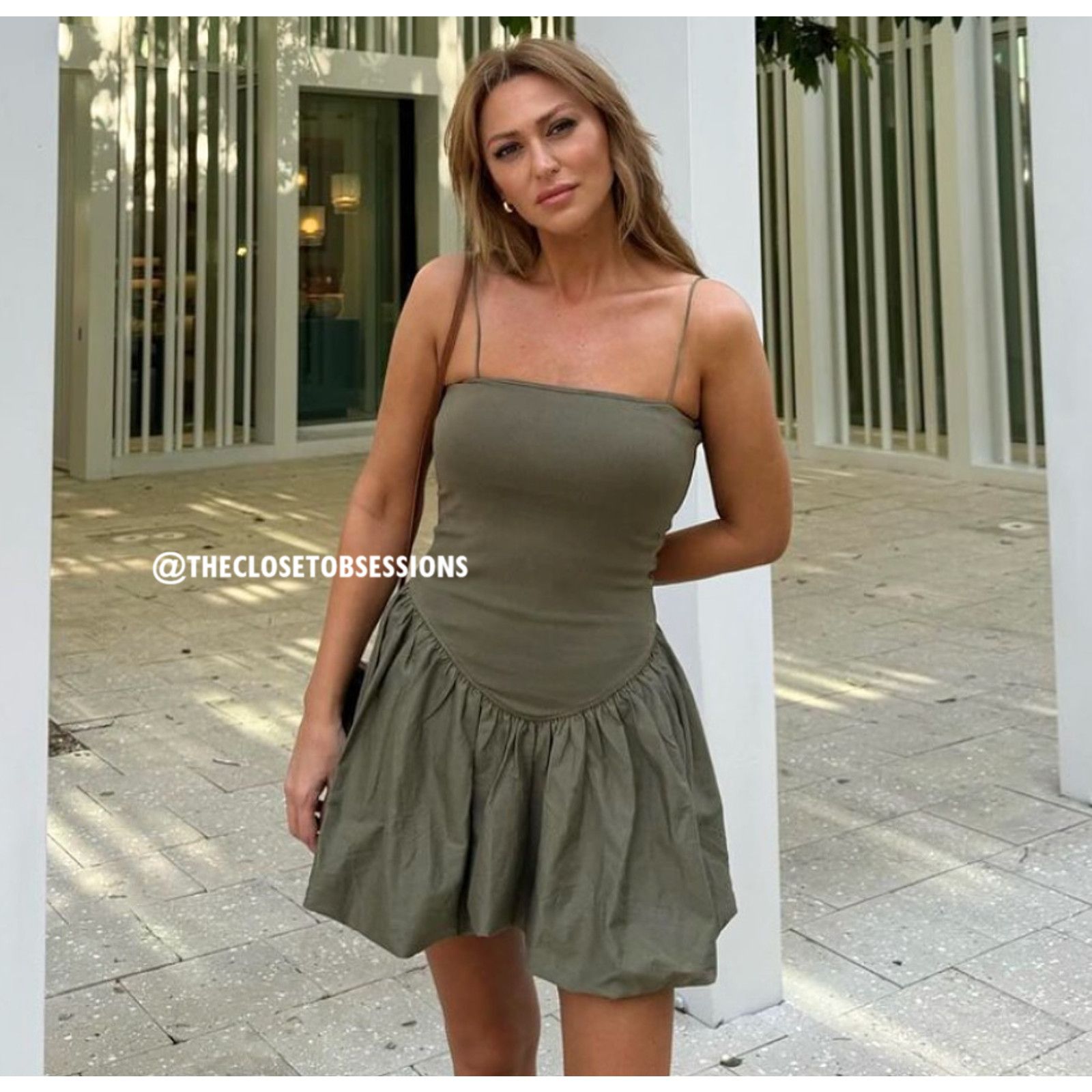 Zara ZARA BLOGGER FAVE!!! Short Dress with Spaghetti Straps Size L / US 10 / IT 46 - 4 Thumbnail