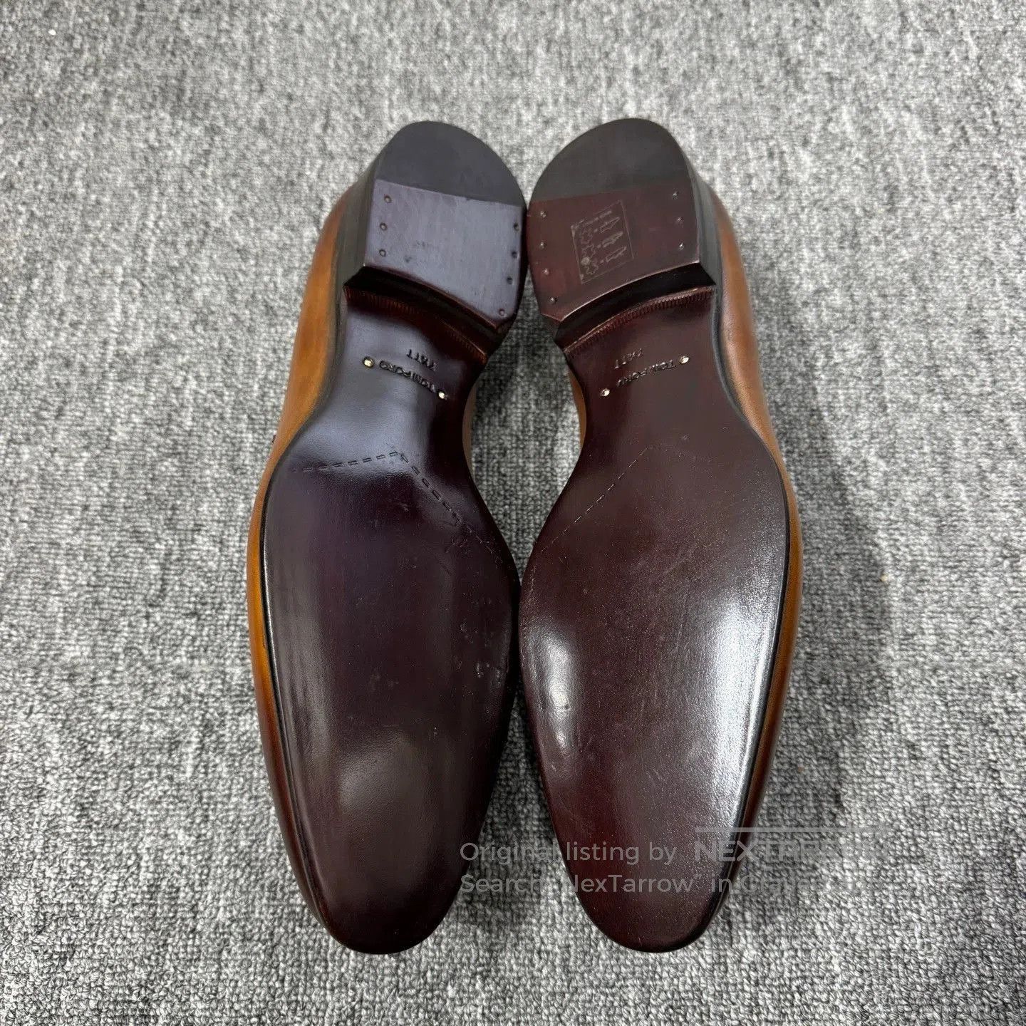 Tom Ford Brown Leather Loafers with Braided Detail. Size US 7.5 / EU 40-41 - 4 Thumbnail