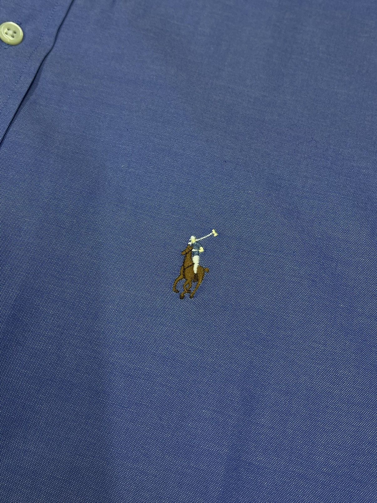 Polo Ralph Lauren Vintage New Polo Ralph Lauren Classic Shirt Blue Y2K Size US XL / EU 56 / 4 - 5 Thumbnail