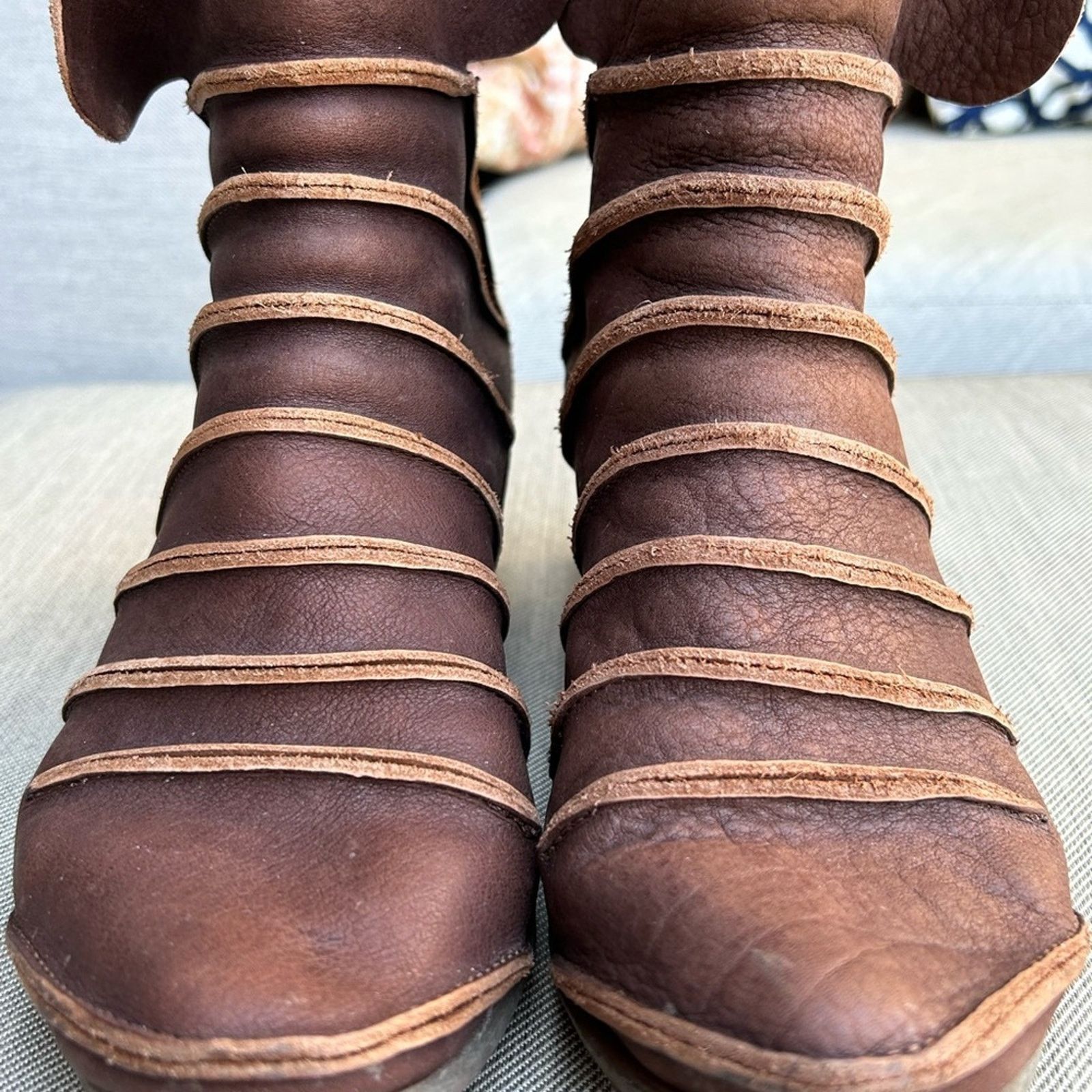 Trippen Trippen Amber leather zipper ankle boot rubber wedge heel Size US 6 / IT 36 - 3 Thumbnail