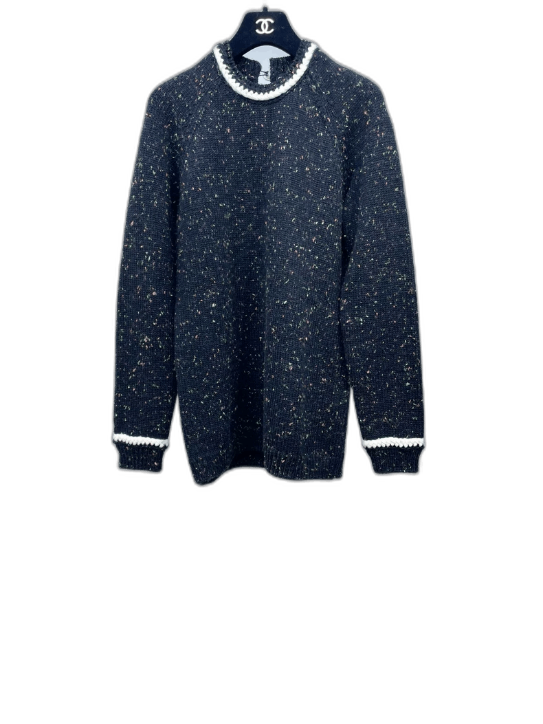 Chanel Chanel Colorful Polka Dot Knit Sweater Size US M / EU 48-50 / 2 - 1 Thumbnail