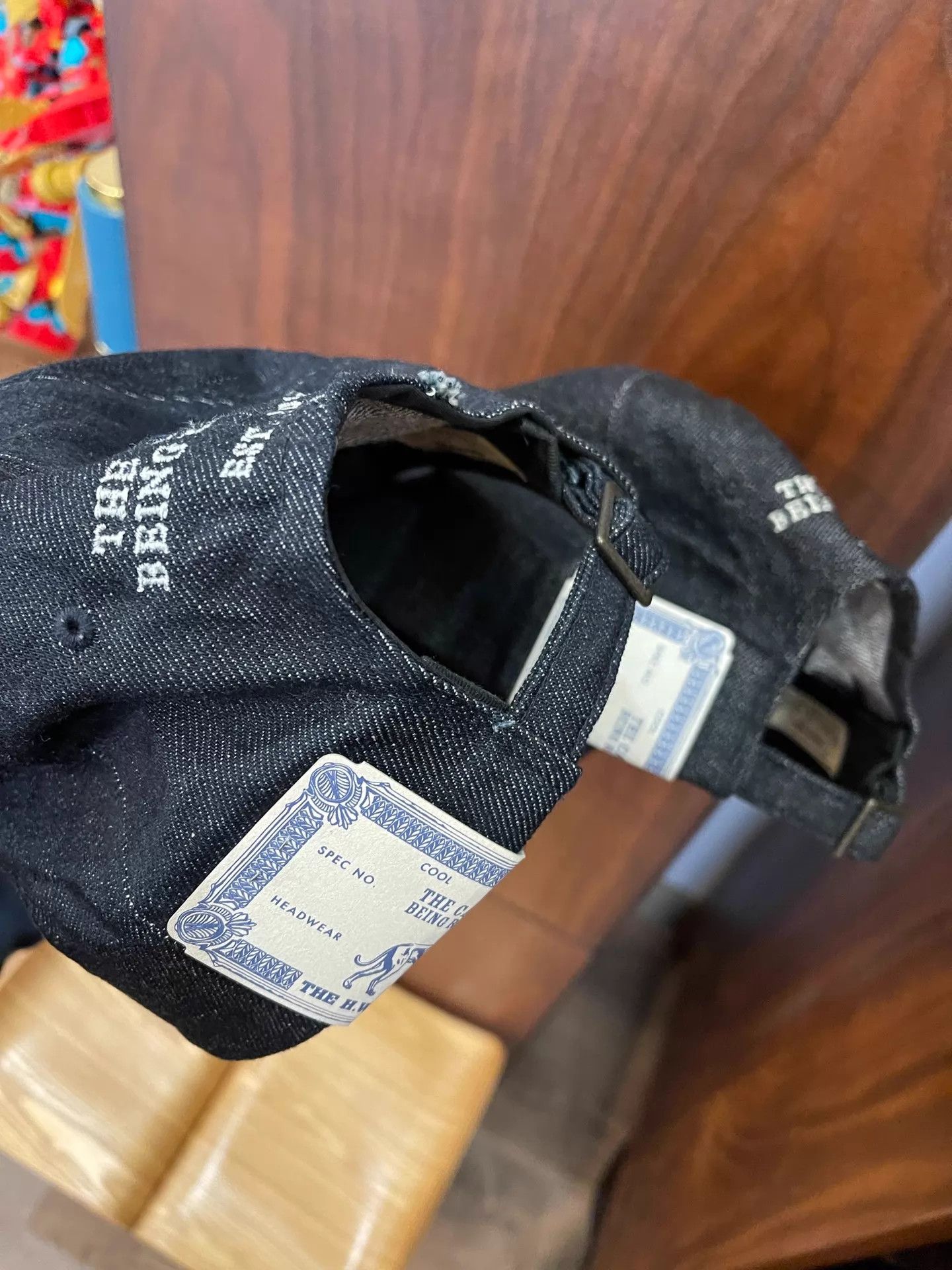 THE H.W.DOG&CO. H.W.DOG Hat Deep Crown One Size Light/Dark Worn 1x Good Shape Size ONE SIZE - 3 Thumbnail