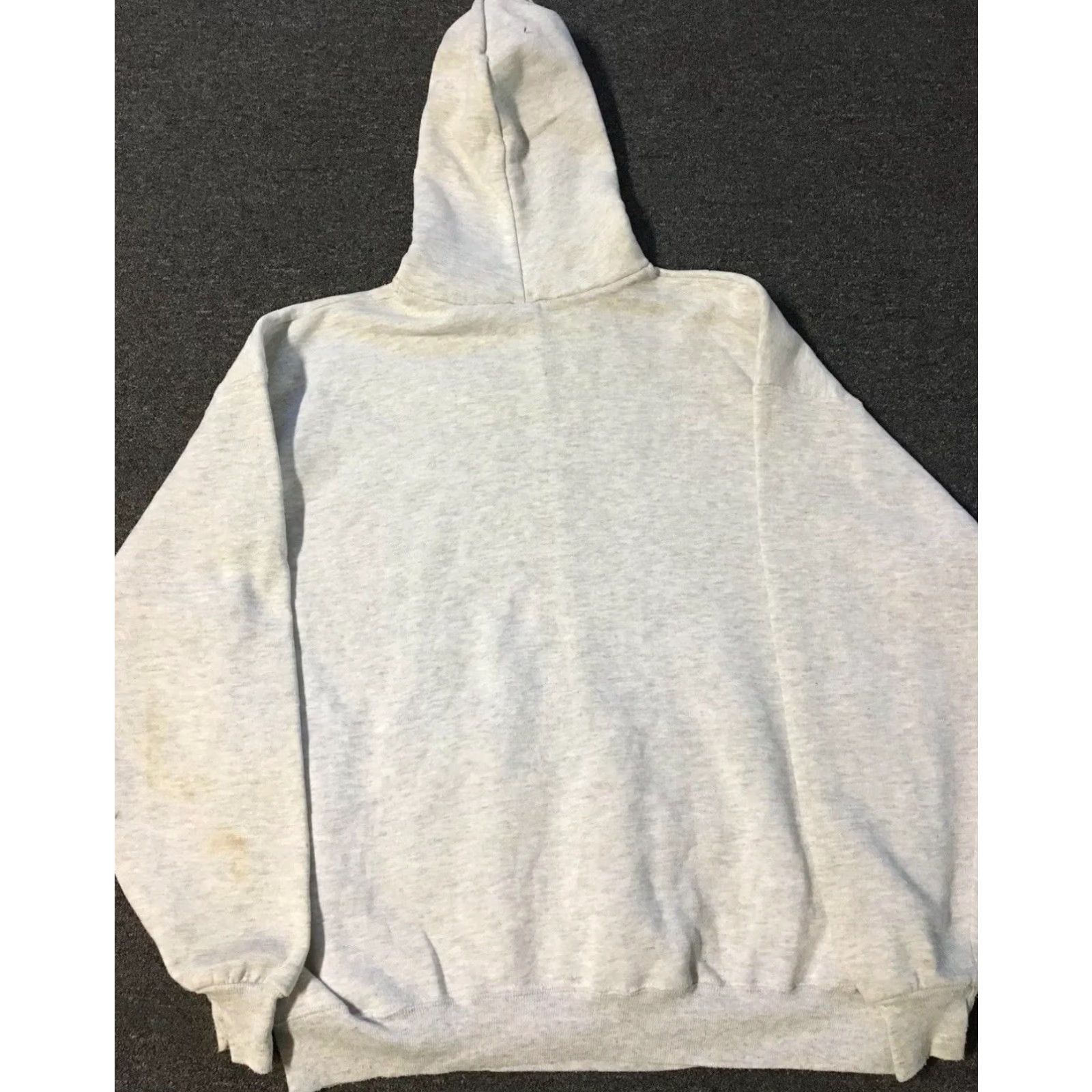 Jerzees VINTAGE 90s EYC Football Faded Hoodie XXL USA Falcons Grunge Track Sports School PE Hoodie Mens Gray Size US XXL / EU 58 / 5 - 6 Thumbnail