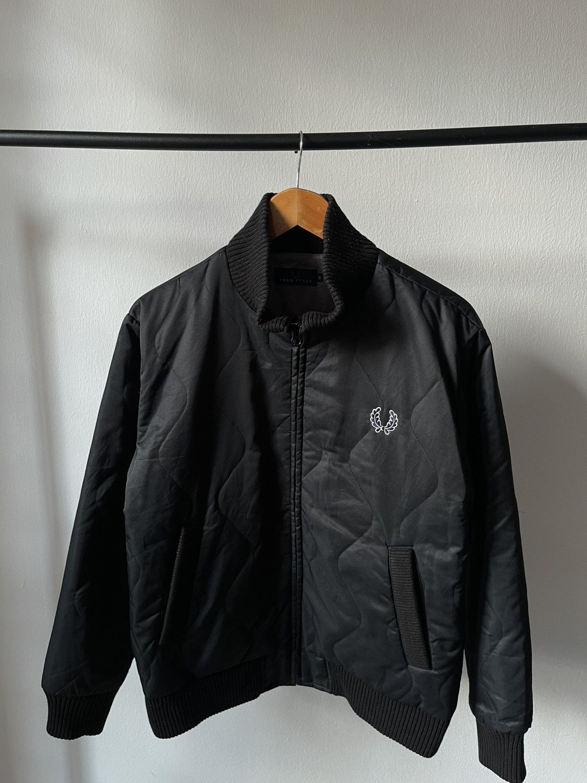 Fred Perry Vintage Fred Perry Quilted Bomber Jacket 11 Size US M / EU 48-50 / 2 - 3 Thumbnail